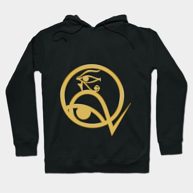 Eye of Horus/Ra GOLD Hoodie by VISION2020